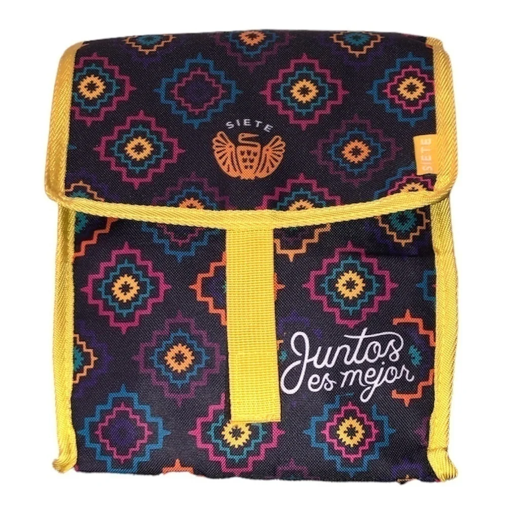 SIETE Lunch Bag O/S Yellow Red Blue Multicolor Unisex Insulated